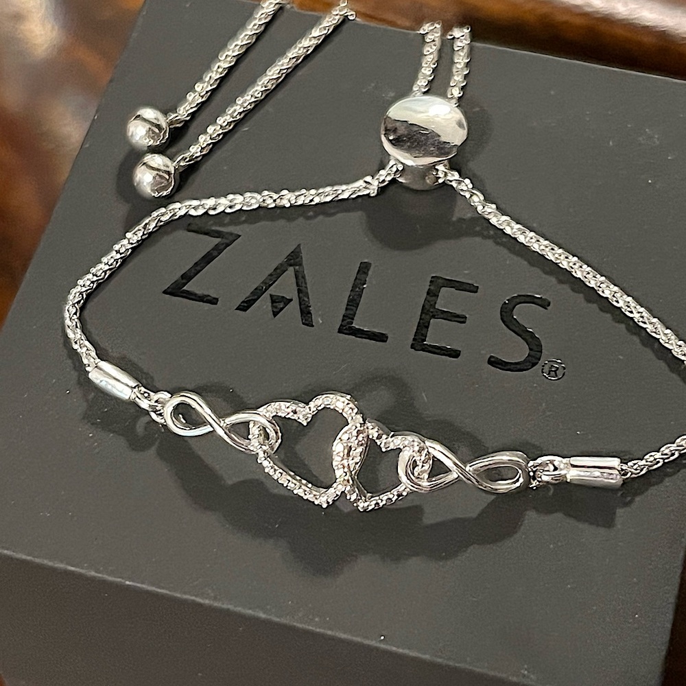 Infinity Heart Slider Bracelet